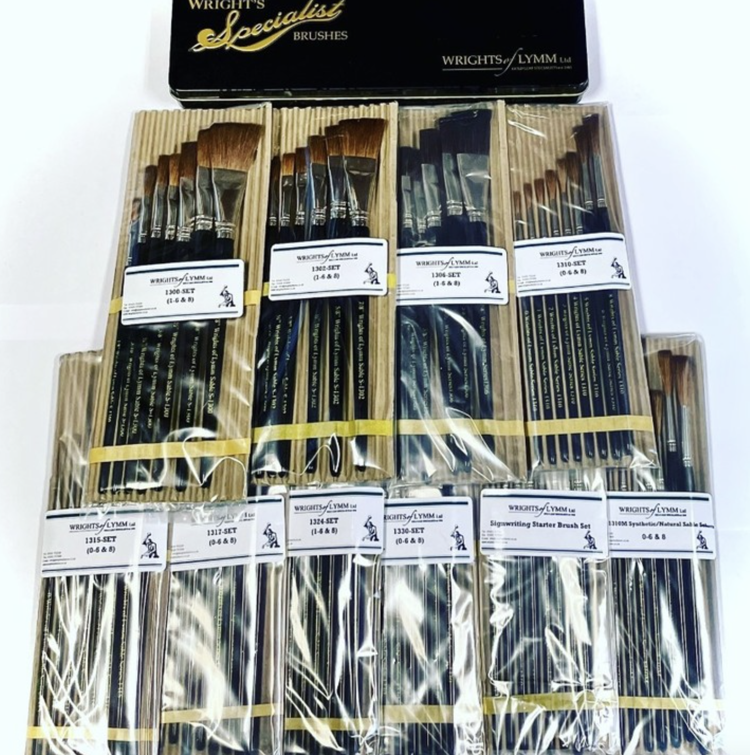 branded brush sets